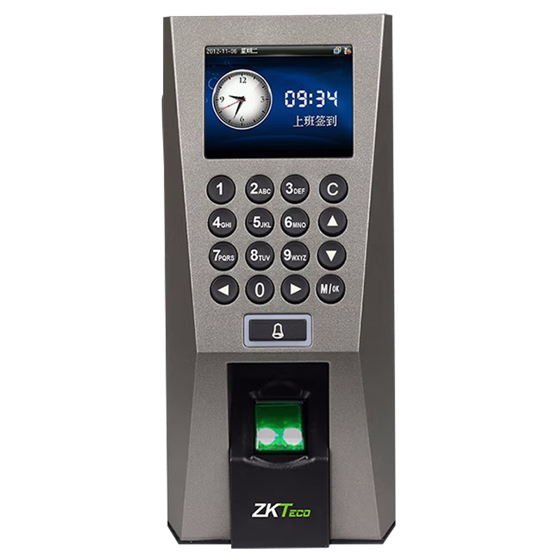 ZKTECO 熵基科技F18指紋門禁考勤一體機(jī)  門禁機(jī)門禁系統(tǒng) 打卡機(jī) 選配刷卡門禁鎖 F18標(biāo)配主機(jī)+IC刷卡（帶10張卡）