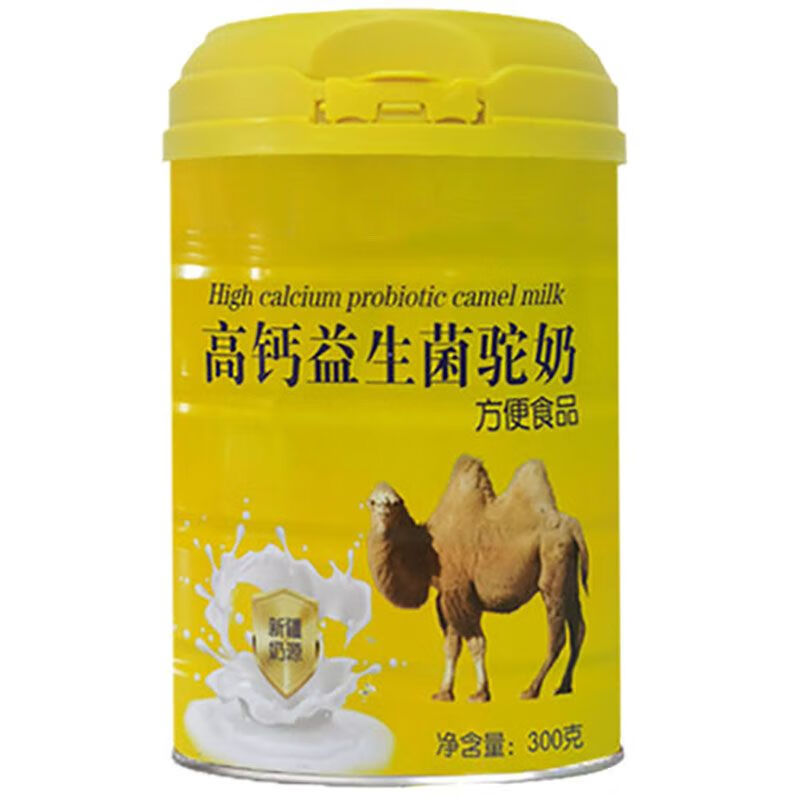 食怀英明高钙益生菌驼奶粉新疆骆驼奶景区 1罐装300g