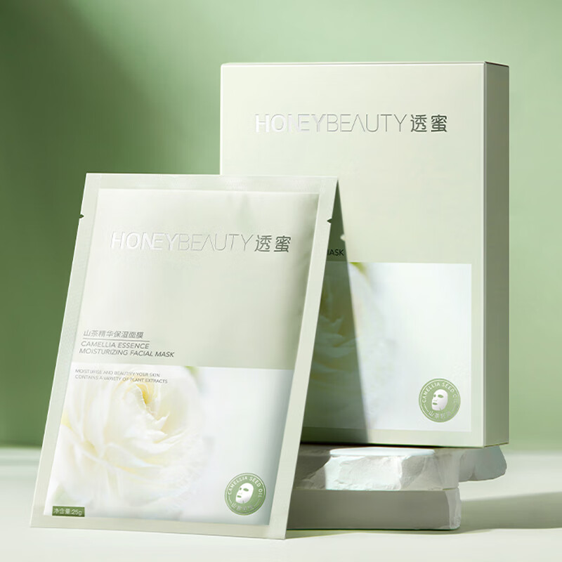 透蜜山茶花面膜貼 補水保濕 5片