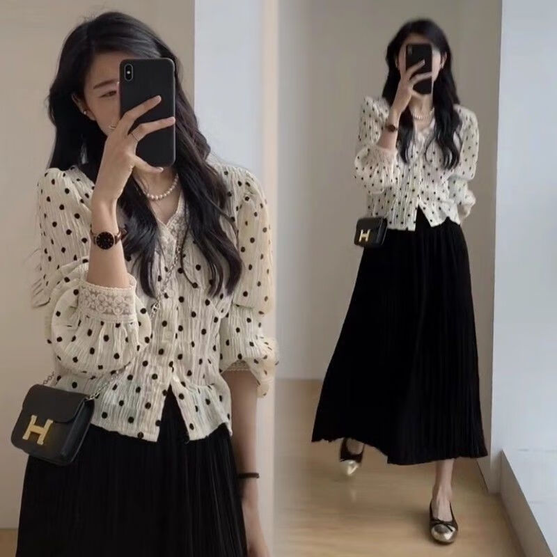 踏丽虹女装真值dazzl春装夏御姐轻熟风套装港味大码微胖 上衣单件 2xl