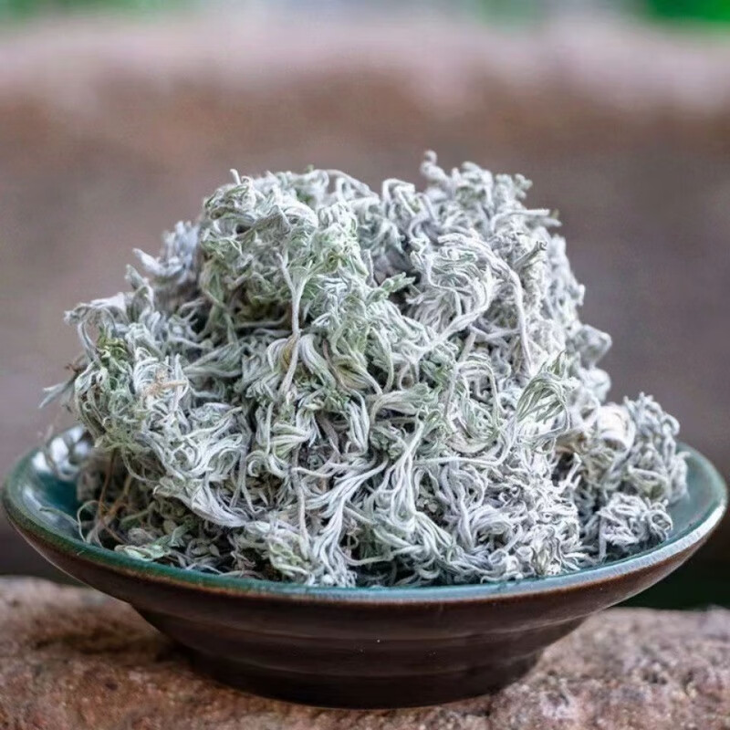 花农氏茵陈白蒿陕西秦岭野生当季白艾蒿由胡绒蒿食用春天现挖时令野菜