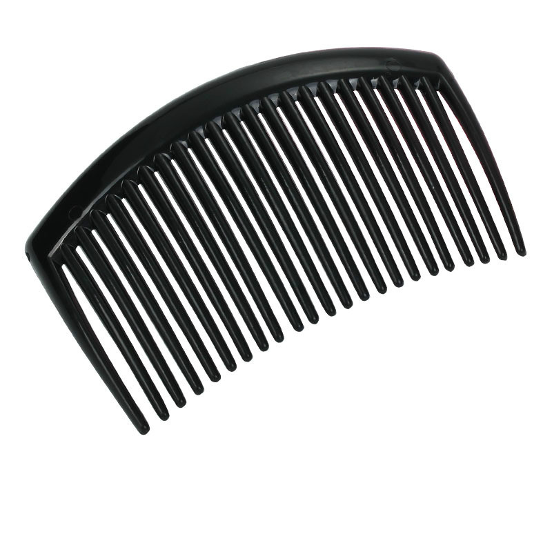 新娘发梳插梳 古风发梳配件发卡 女孩插梳头饰塑料压发梳 黑色5个