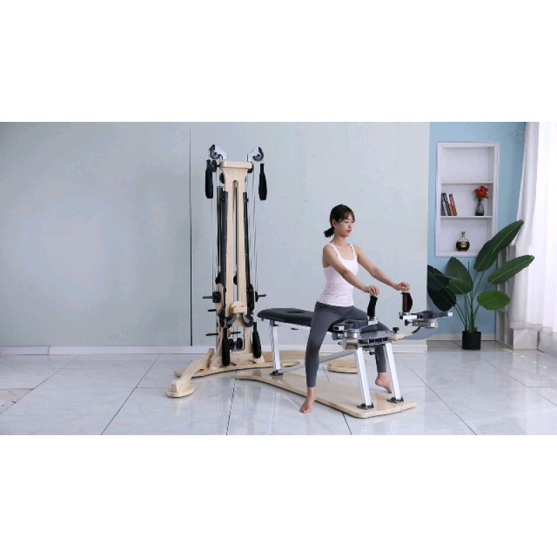 艾狐普拉提五件套瑜伽器械核心床婵柔器械提桶稳蹋器多功能训练床