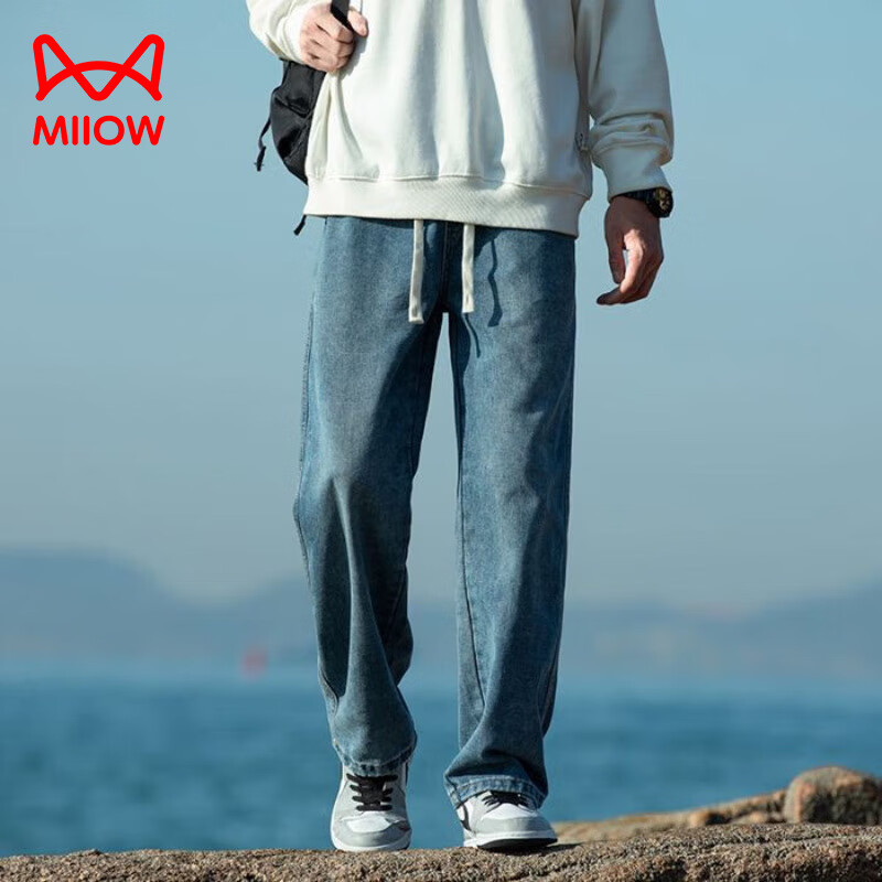 ���ڲ�����è�ˣ�MiiOW��2024�ﶬ�¿���ɿ�ţ�п��к�ɫ�����ﶬ�����п���ֱͲ���޳��� ����ɫ XL