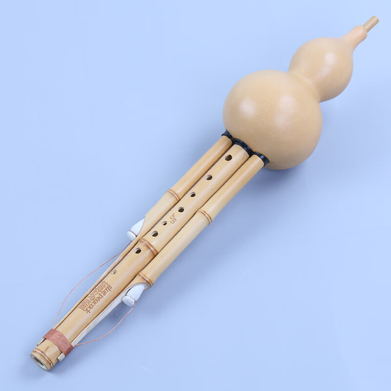 蓝孔雀葫芦丝 超七孔金竹九孔舞台成人大师表演级 云南乐器 c调