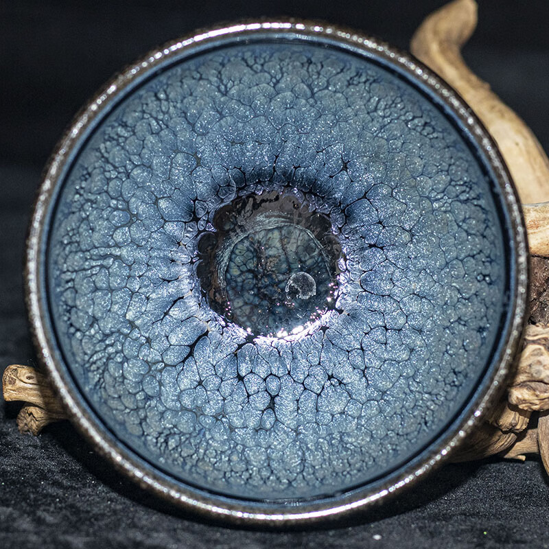 精品【浮萍】游惠萍 建阳建盏主人杯礼盒装 口径9.2 h66