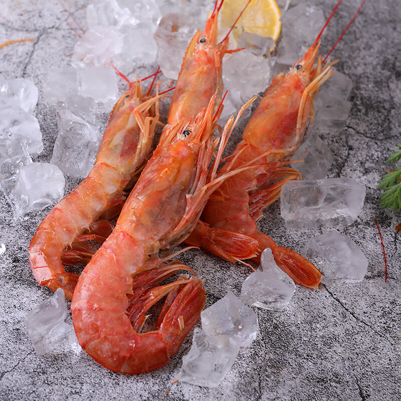 伯贤阿根廷红虾l1大号2kg船冻海捕活冻大虾鲜 2000g 20-22.00cm