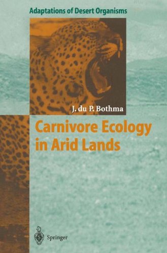 预订 carnivore ecology in arid lands