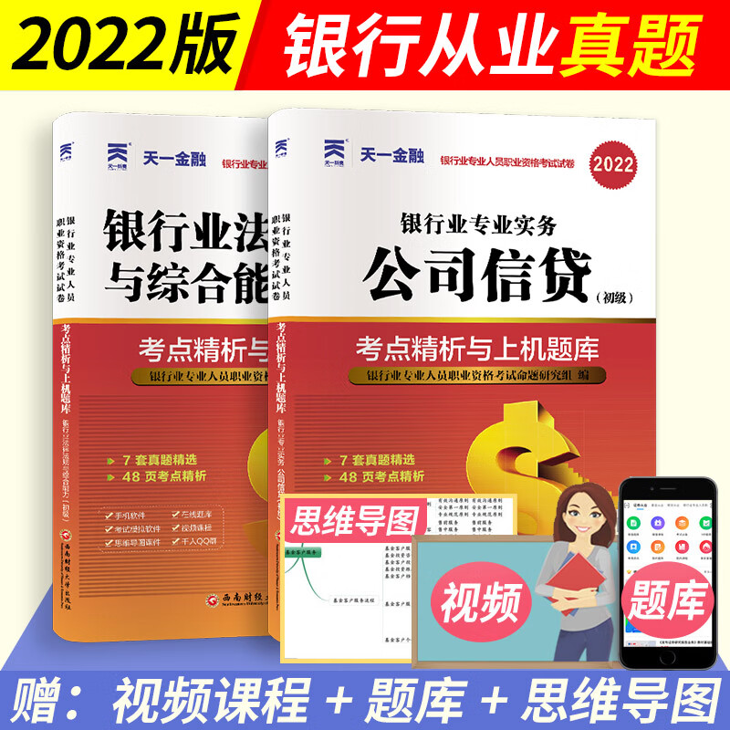 天一2022年初级银行从业资格证考试配套真题试卷套装 银行业法律法规与综合能力 公司信贷
