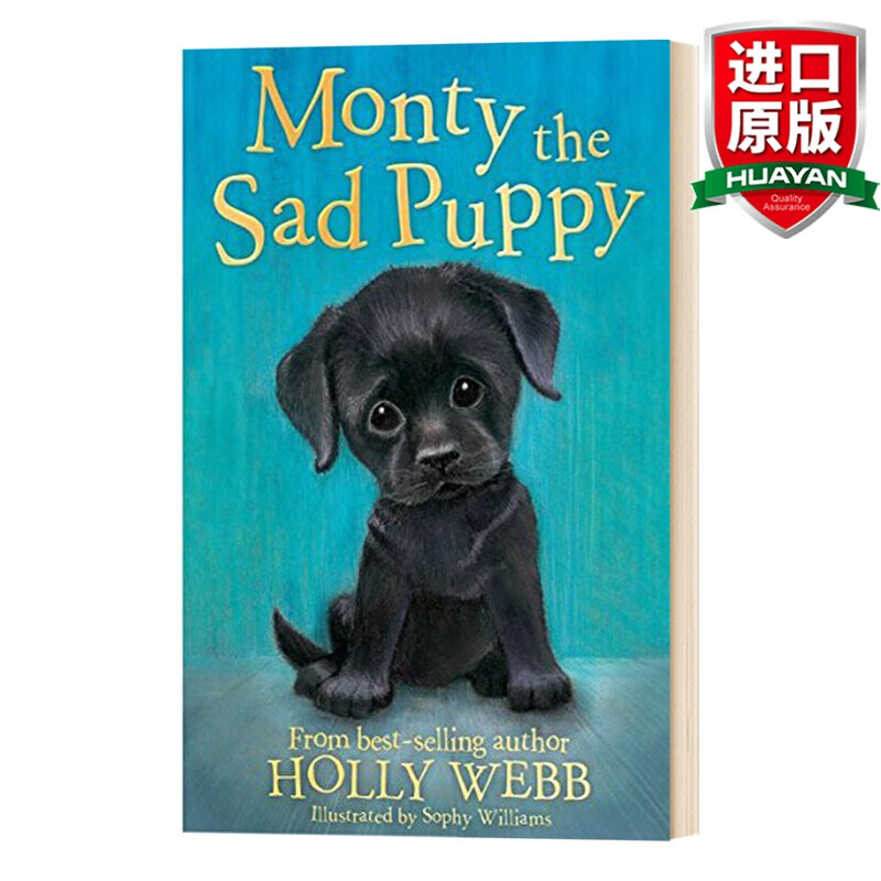 英文原版 霍莉韦伯 我的宠物宝贝系列 monty the sad puppy holly