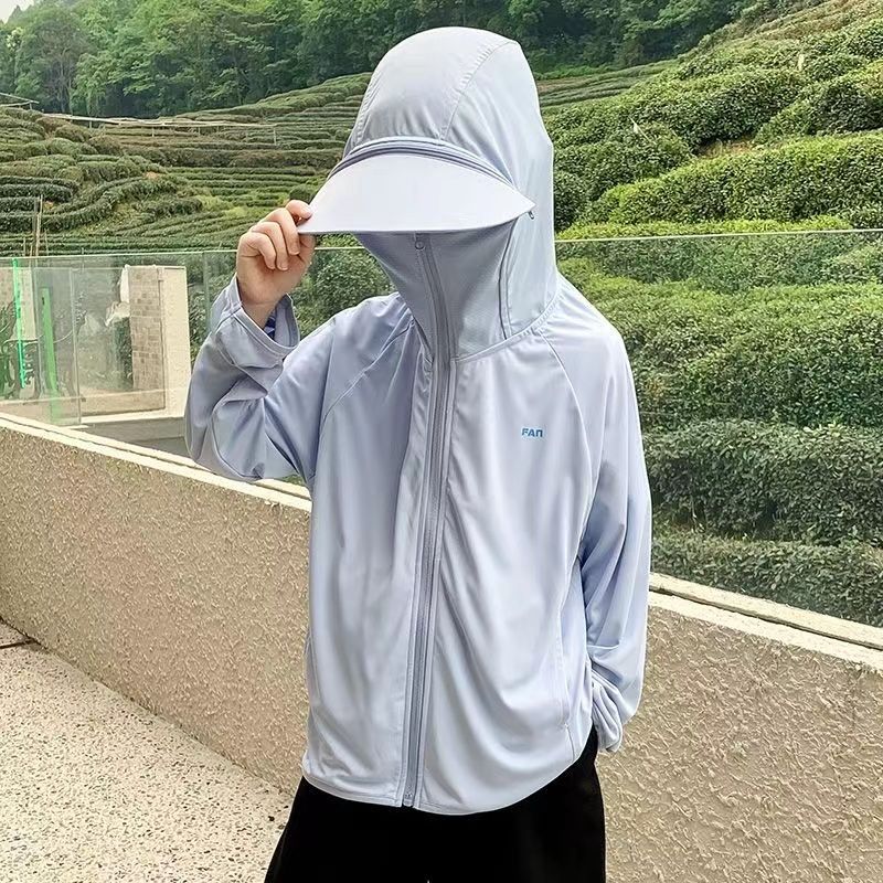蕉下（beneunder）男童冰丝防晒衣夏季薄款中大童防紫外线外套轻薄透气夏装防晒服潮 浅蓝色（现货） 130怎么样,好用不?