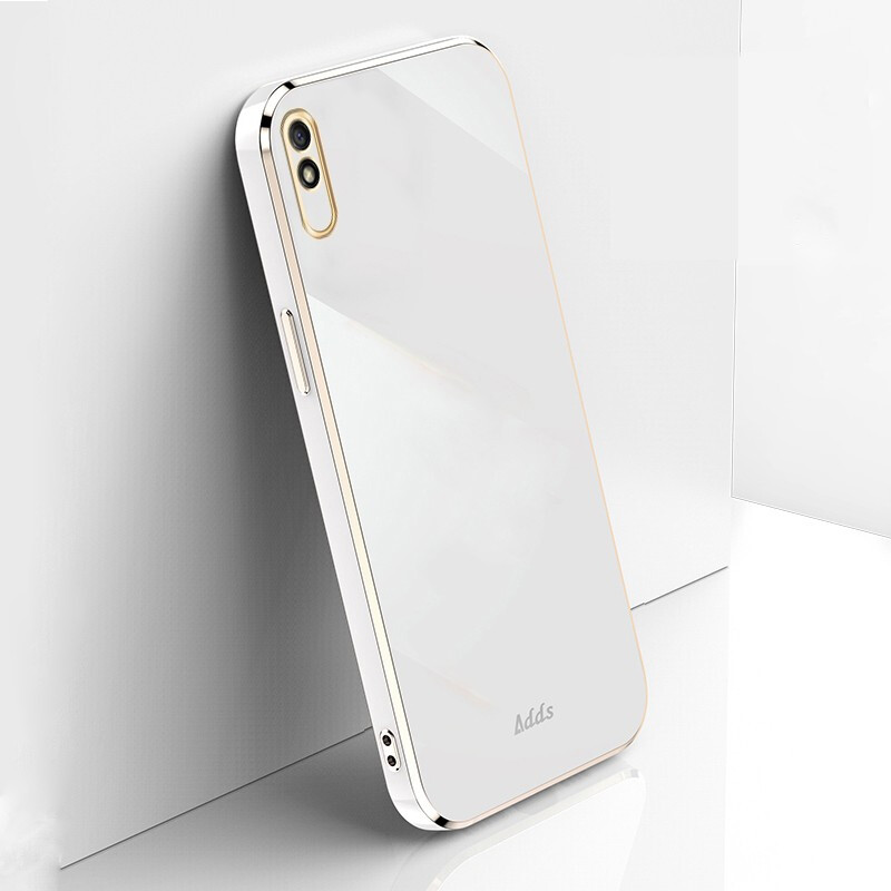 9a保护套m2006c3lc电镀直边防摔软壳 白色 单手机壳