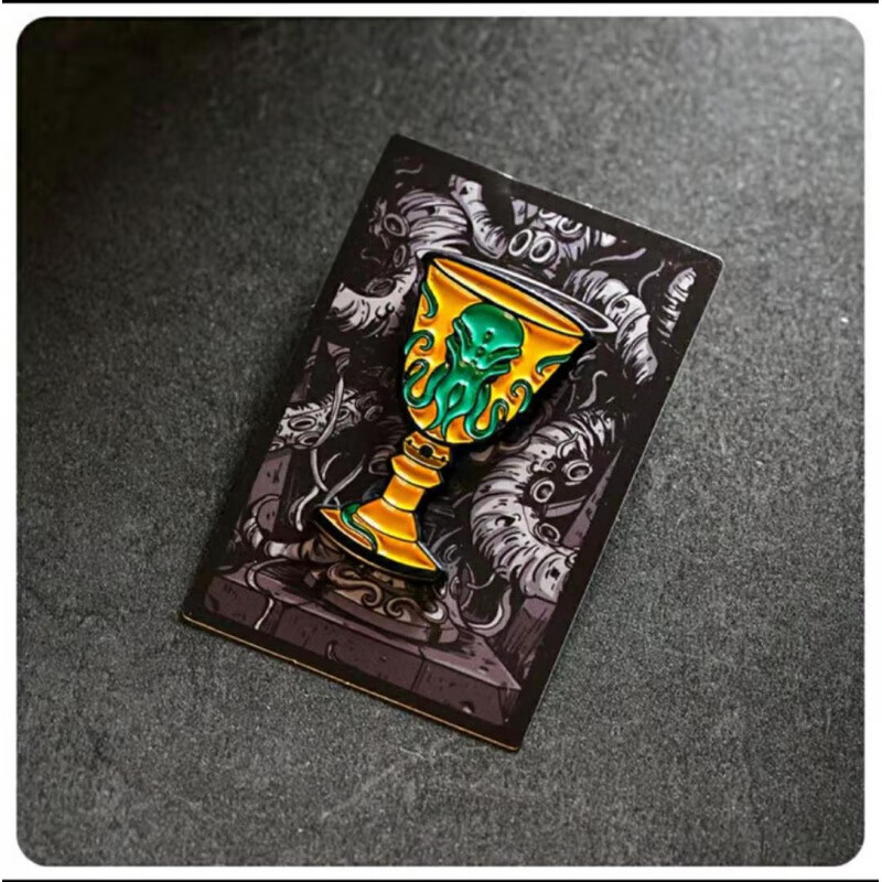 吉斯凡克苏鲁周边 塔罗《旧日低语》神话仿古铸币新品收藏 《圣杯》