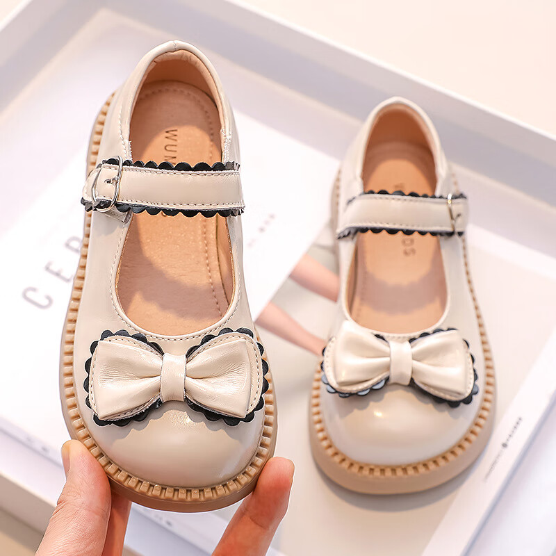 百丽驼美士(balitomms)女童鞋儿童小皮鞋2024新款春秋款女宝宝可爱