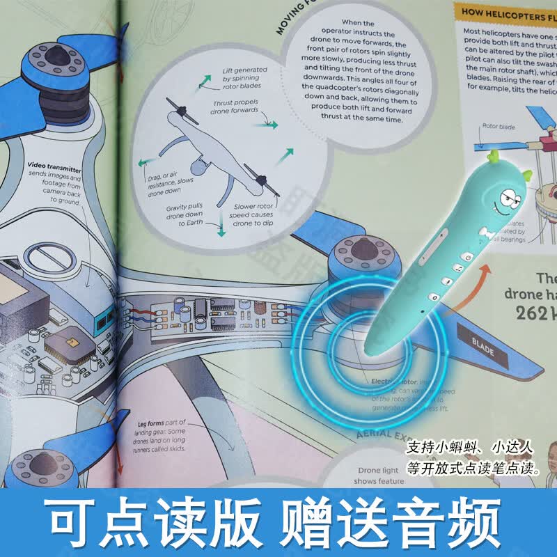 【可点读进口原版正品】dk百科全书 DK万物如何运作 万物运转的秘密 拆解万物大百科 英语进口原版点读版有声书 儿童百科科普全书英文绘本