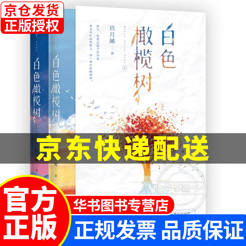白色橄榄树（套装2册）青春文学 爱情情感小说 正版图书 白色橄榄树(套装2册)