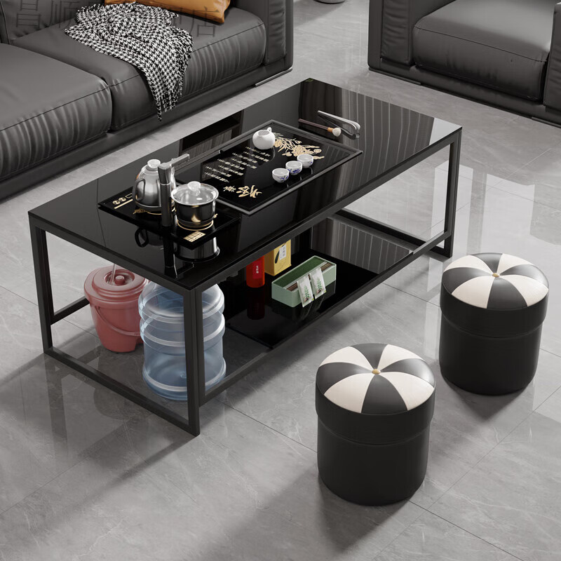 茶几客厅 功夫茶台简约功夫茶几办公室沙发接待小户型茶台客厅家用全