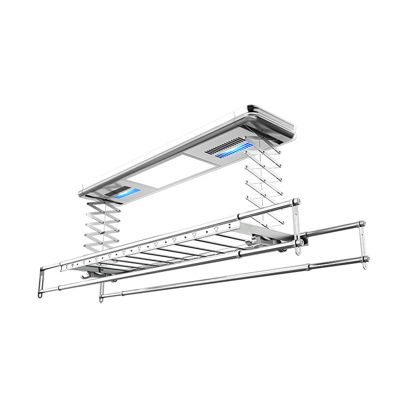 雷士(NVC)电动晾衣架阳台智能无线遥控升降晒衣架挂衣机照明+杀菌+风干烘干晾衣机9横杆+安装ELYJYJ1323-C
