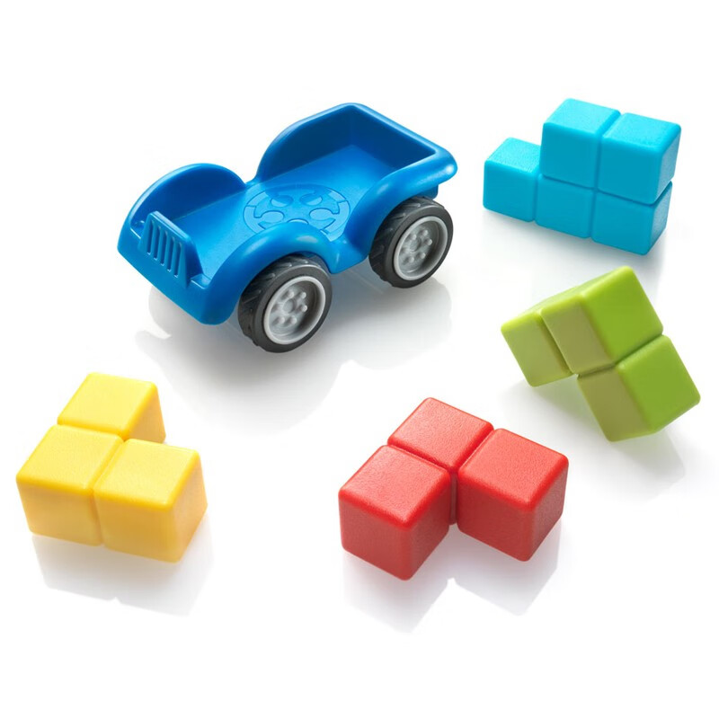 SMART GAMES迷你彩拼车 儿童益智玩具三视图教具桌游 小学生礼物 6岁+