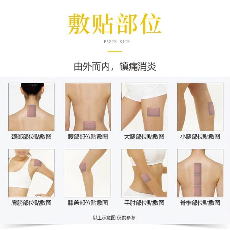 筋骨贴万痛腰肌劳损消痛贴颈椎肩周腰椎关节痛黑膏贴跌打损伤疼痛 万痛筋骨贴10盒/80贴