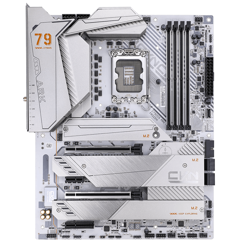 七彩虹(Colorful)CVN Z790D5 ARK FROZEN V20 方舟 DDR5主板 支持14900K/14700K(Intel Z790/LGA 1700)