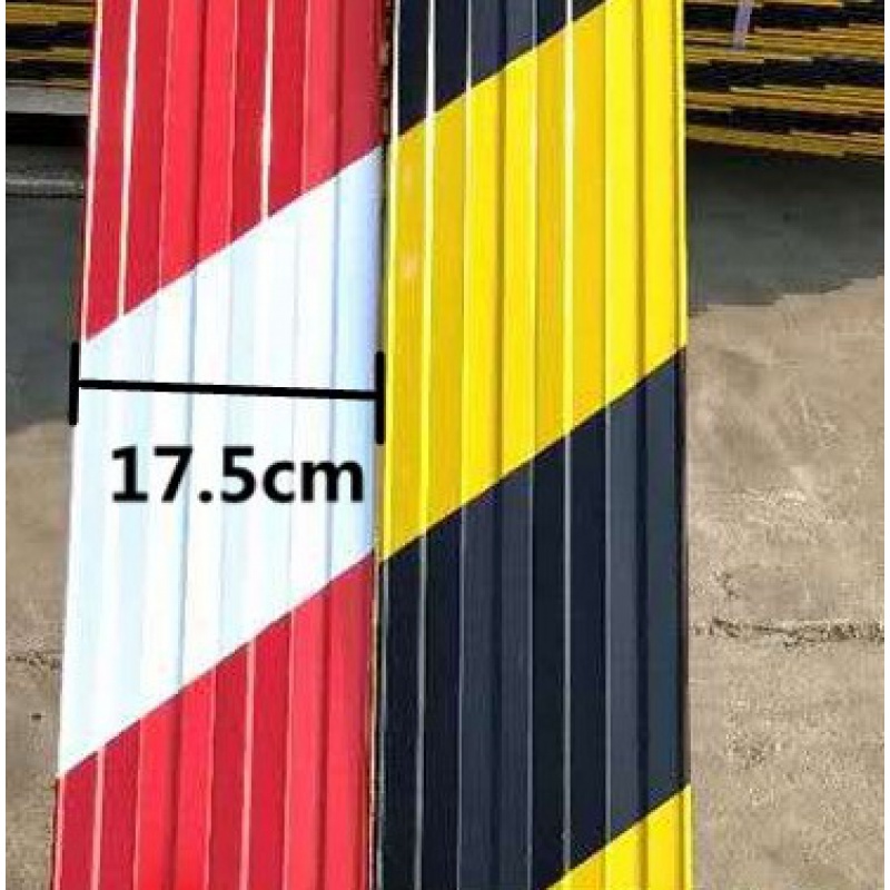 豫泰睿建筑工地外架踢脚板脚手架挡脚板镀锌铁皮踢脚线安全隔离警示带