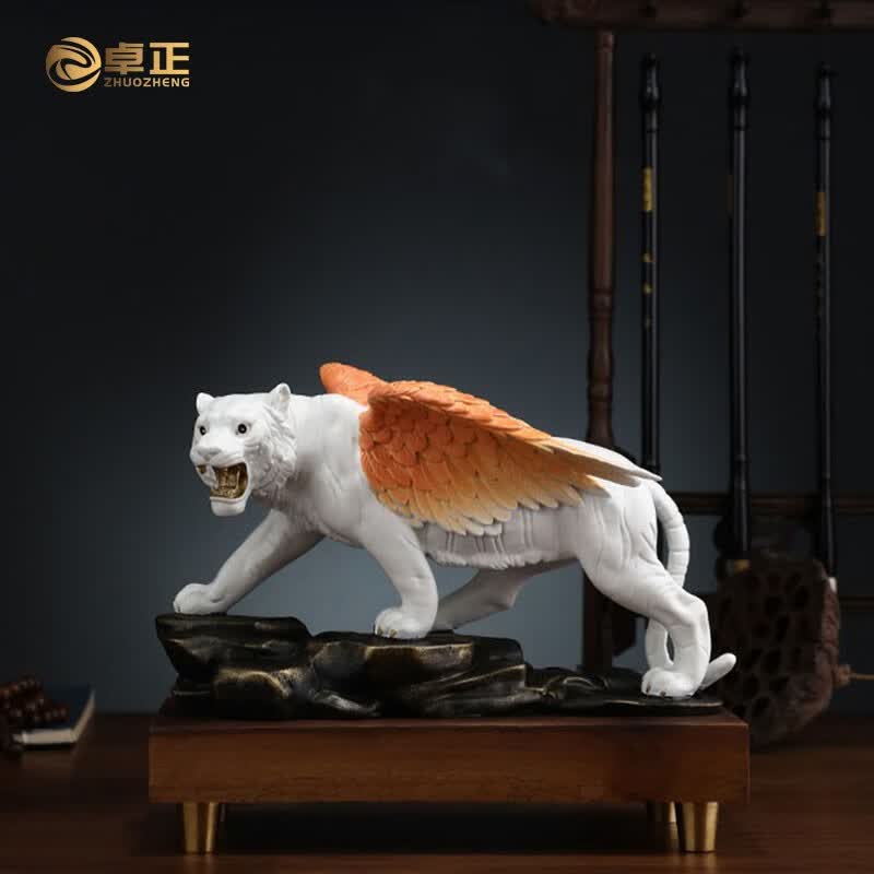 卓正虎年吉祥物生肖虎年纯铜摆件如虎添翼乔迁开业公司送礼品办公装饰