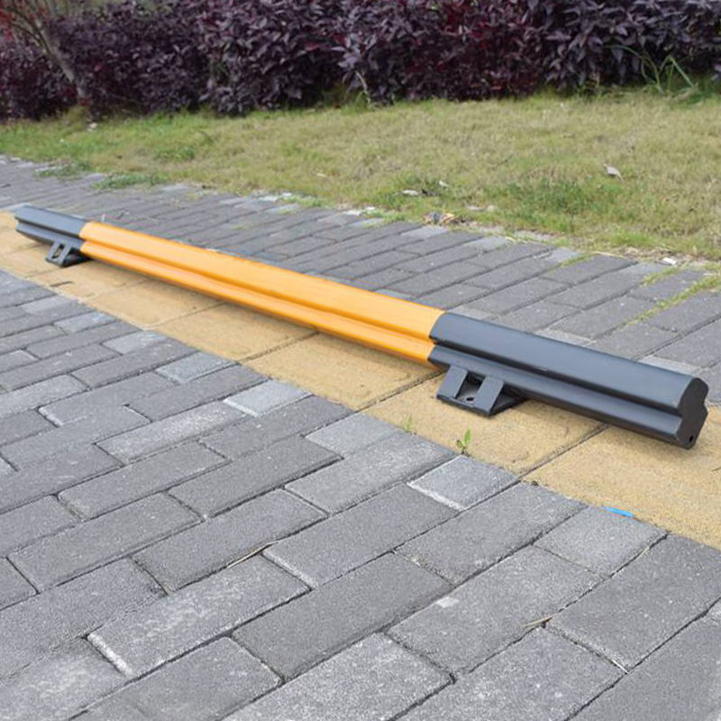 碳钢挡车杆停车位限位器阻车器防撞杆定位器停车场不锈钢管挡车器