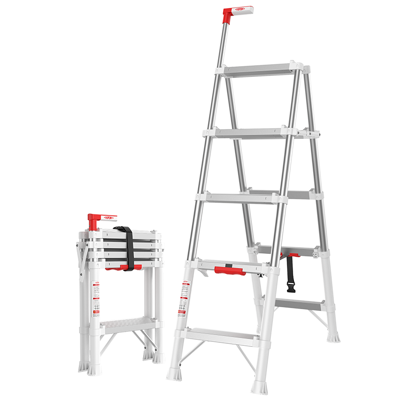 杜邦（DUPONT）【小云梯】梯子家用折叠人字梯室内多功能伸缩梯奶油梯 革新技术【一合即收】小云梯5步