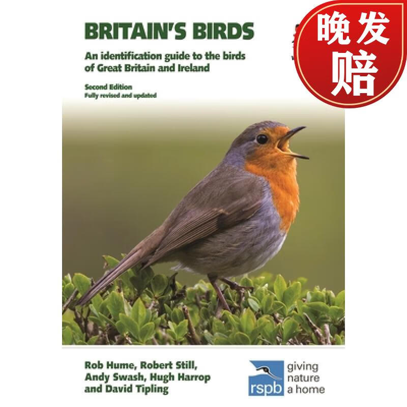 现货 英国鸟 britains birds: an identification guide to the