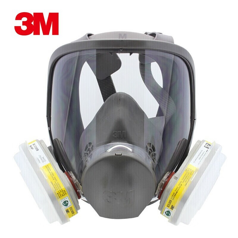 3m 防毒口罩面具全面型防护面罩6800系列定做防有机蒸汽面罩喷漆防有