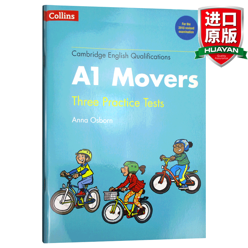 英文原版 柯林斯剑桥少儿英语二级测试题 Practice Tests for A1 Movers 全英文版