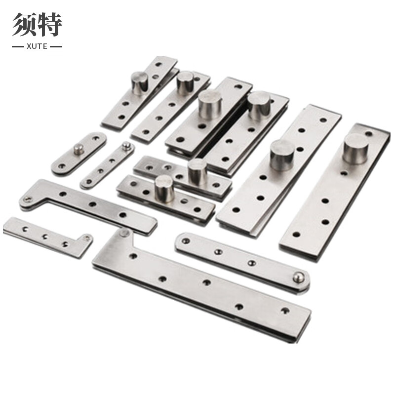 须特(xute)大号/偏芯铰链 不锈钢鸡嘴铰 一字门轴铰链 暗藏上下合页