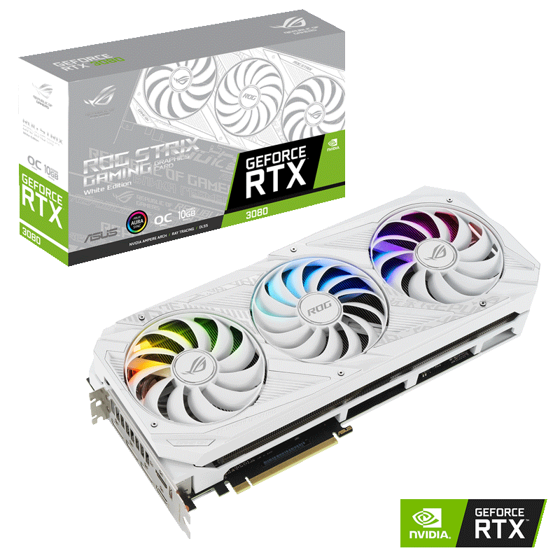 华硕rog玩家国度rtx30803080tio10go12g显卡tuf电竞猛禽游戏吃鸡显卡
