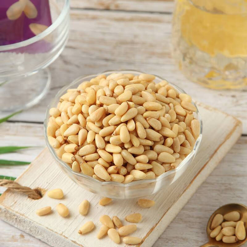 麦臻选麦德龙超市东北红松籽仁250g袋装无壳去壳松子坚果仁原味 原味