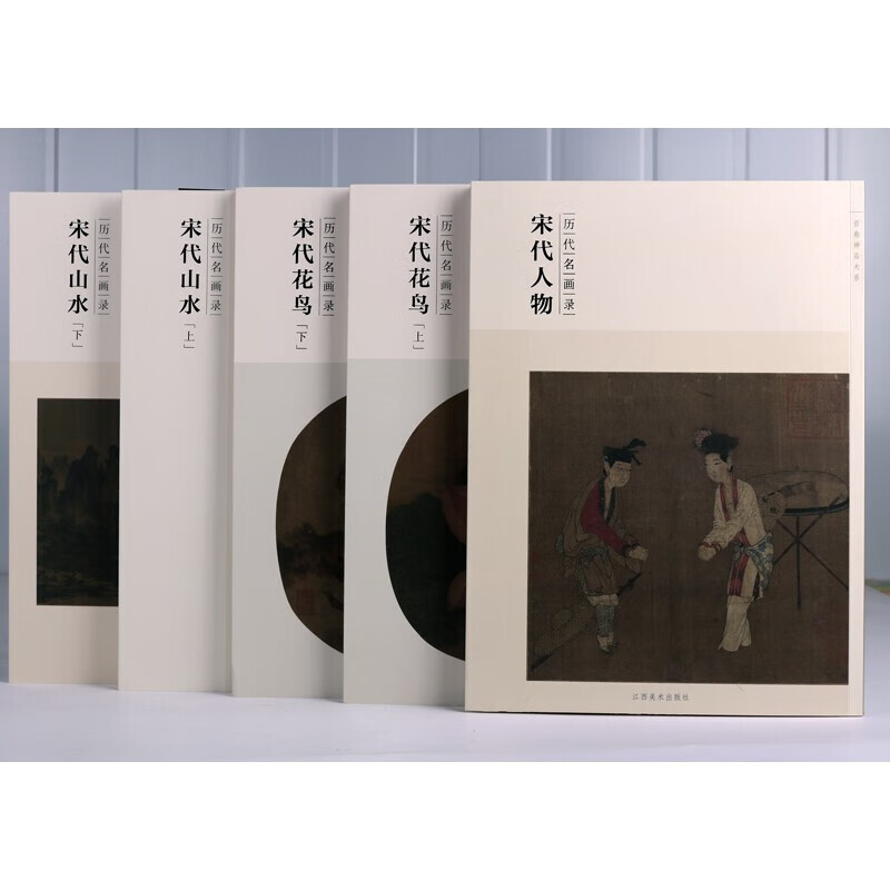 百卷神品大系 历代名画录 中国古代名家人物花鸟山水画册集鉴赏书