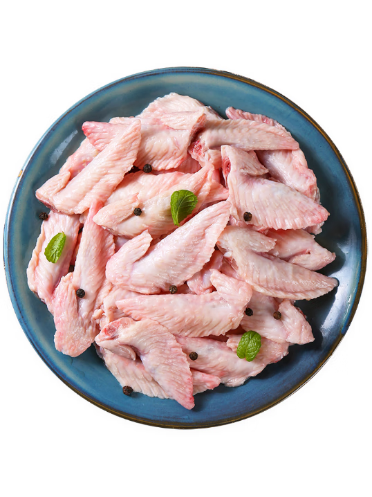 果亦橙 新鲜冷冻鸡翅尖生鲜生鸡翅膀精切鸡尖鸡肉烧烤 2斤