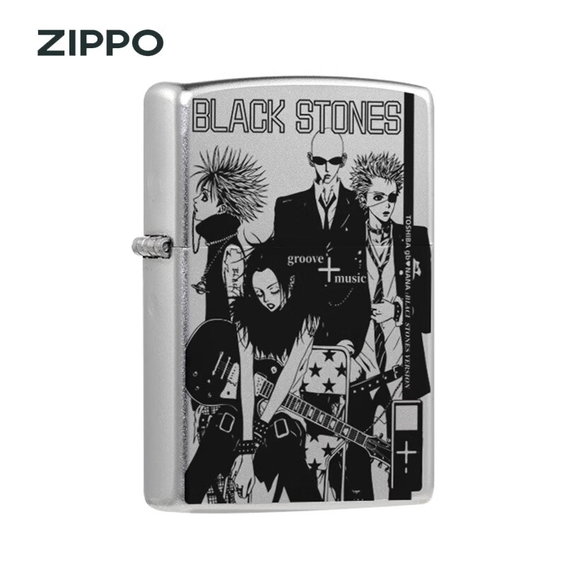 zippo之宝正版煤油打火机 大崎娜娜奈奈nana 朋克日漫摇滚刻字送礼