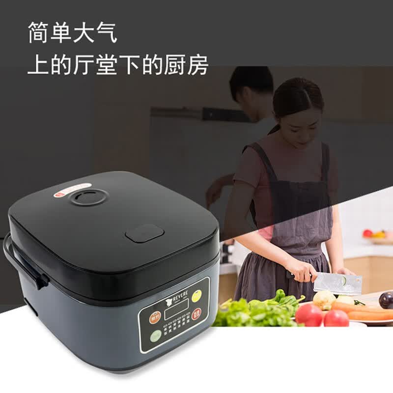 REVERE SINCE 1801智能电饭煲3L多功能可预约蒸煮煲汤不粘内胆好清洗怎么样,好用不?