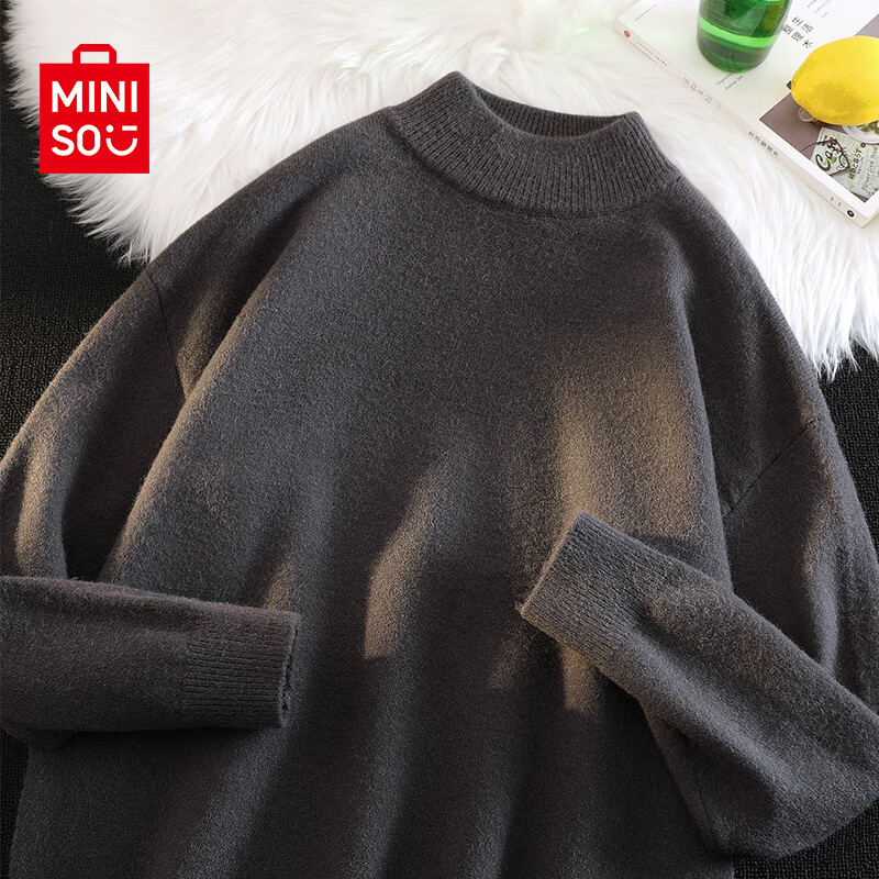 ���ڲ�����������Ʒ��MINISO������ë�����ﶬ����ǳɫϵ�ڴ����챣ů��������������Ʀ˧���� �������ޡ���ɫ ���� ����� M 170 (����90-120��)