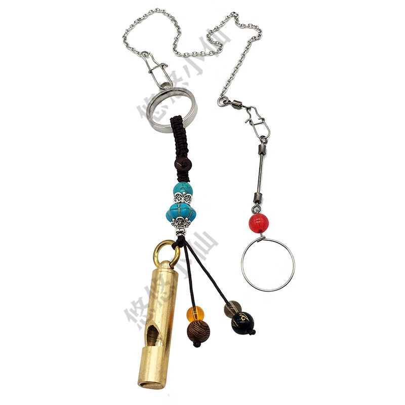 hkpz鹦鹉不锈钢脖链套装宠物鸟外出防飞项圈虎皮牡丹玄凤训鸟遛鸟脖套