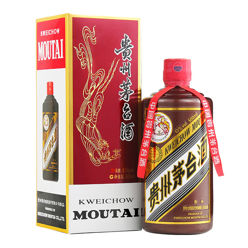 贵州茅台酒 中国龙  53度500ml （2016年-2018年出厂 年份随机发货）单瓶装