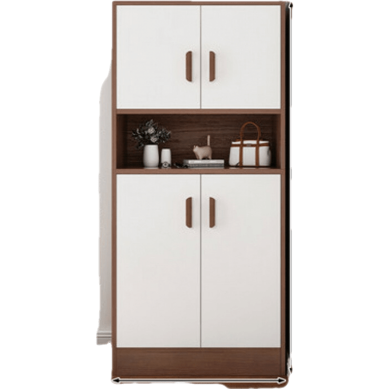 班奇盾 鞋柜坐凳一体家用门口高立式进门玄关柜靠墙门厅柜阳台收纳储物柜 【单鞋柜】60×32×150CM 多层储物 稳固承重