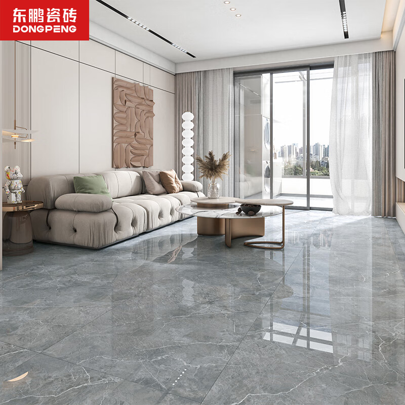 东鹏(dongpeng) 奥尔凯灰800x800全抛釉瓷砖现代简约客厅地板砖地砖