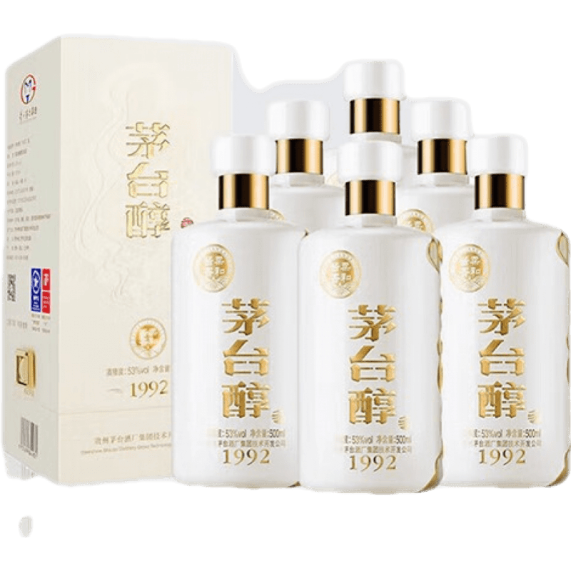 茅台醇 53度酱香型白酒 500ml (新老包装随机) 【茅台醇】1992 整箱