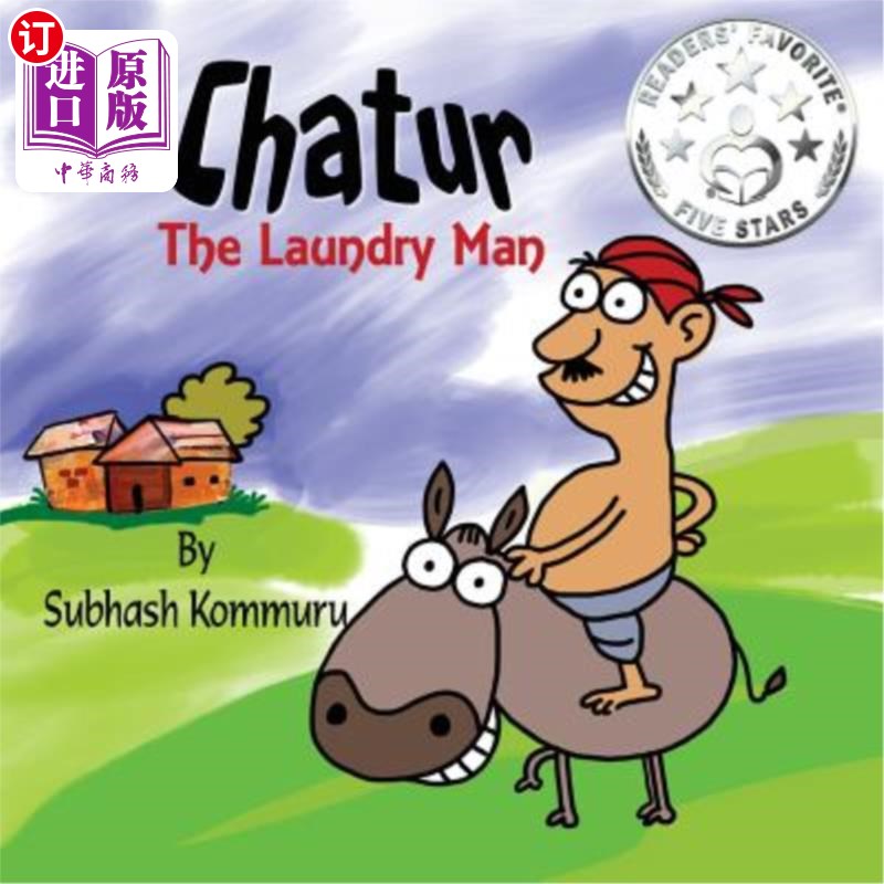 海外直订chatur the laundry man: a funny childrens picture book