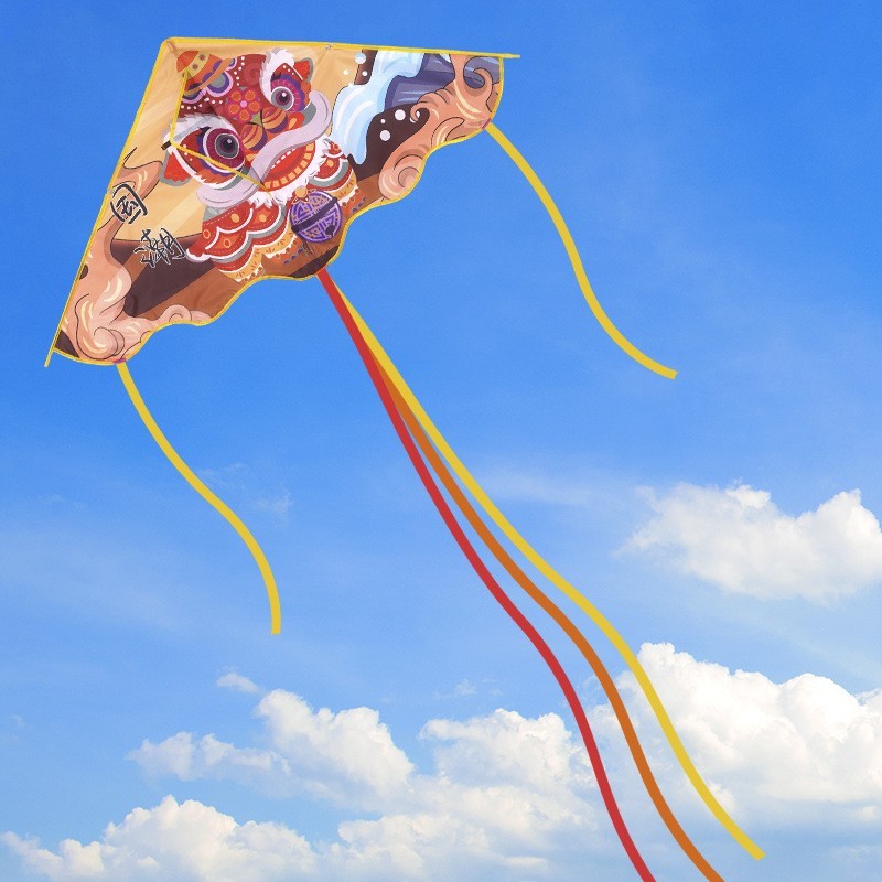 好沐音(haomuyin)风筝大型儿童特大国潮中国风风筝线轮微风易飞新手