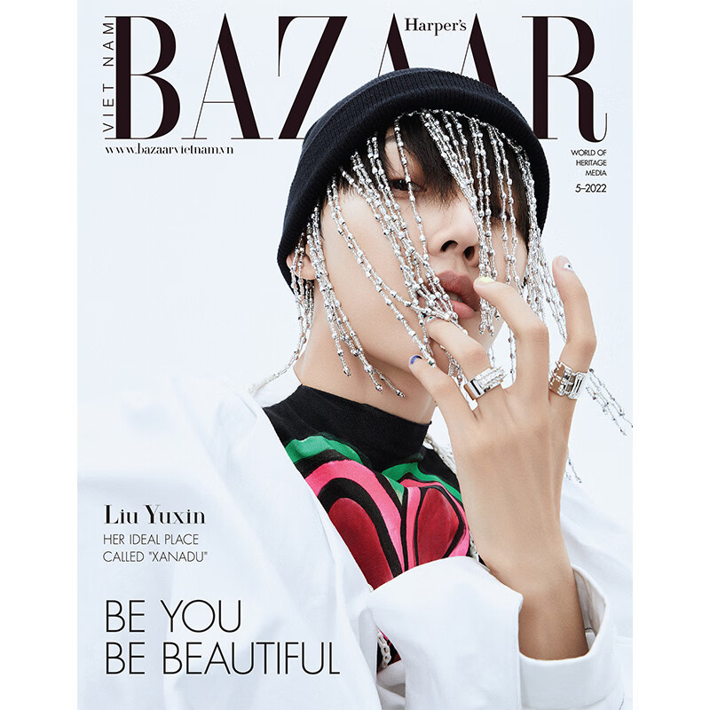bazaar 刘雨昕封面 2022 5月号【计入销量】【官方直订】 时尚芭莎五