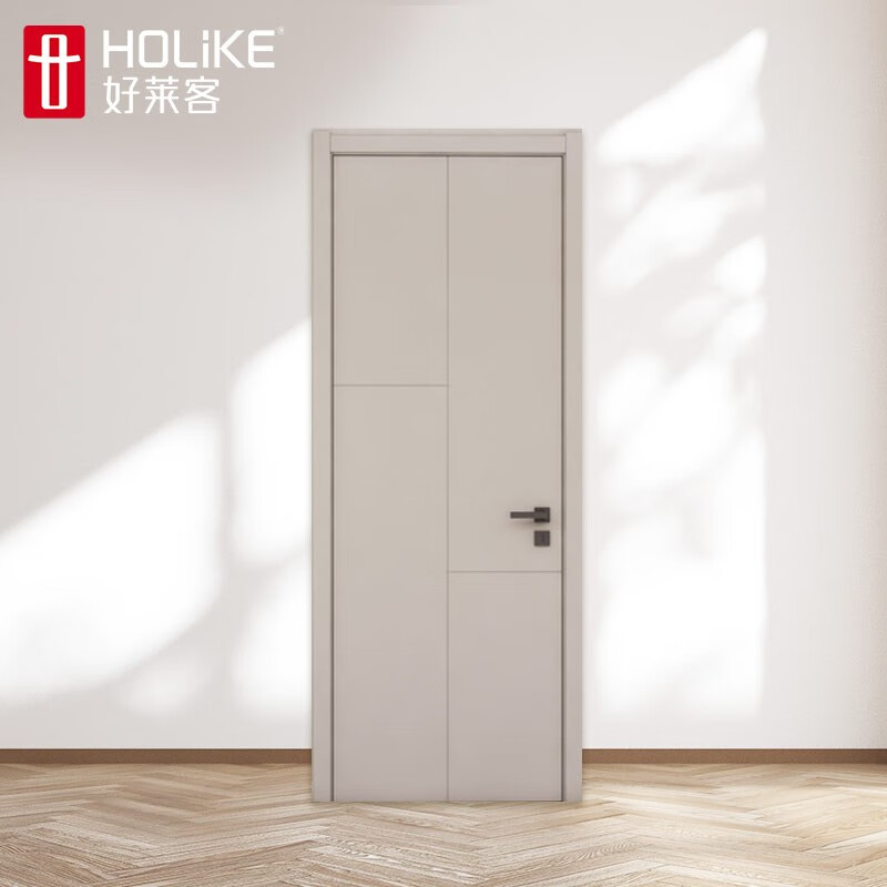 免漆入户门卧室门衣帽间书房门房间门定制 全屋家具定做 珍珠白 1樘