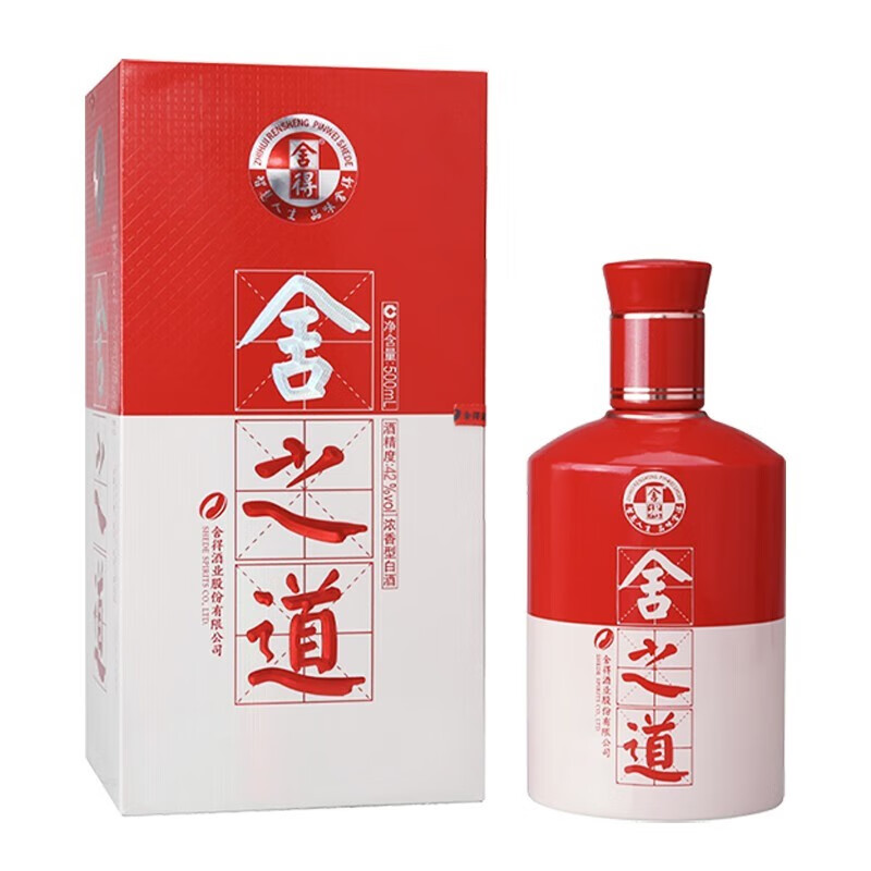 沱牌舍得 舍得酒 舍之道 浓香型白酒 42度 500ml 1瓶 单瓶装